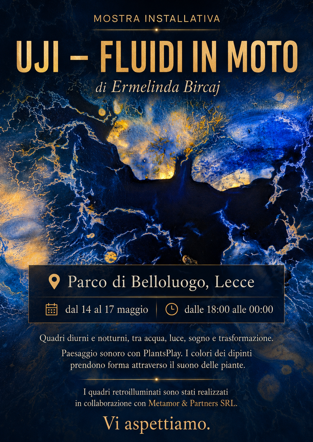 Mostra UJI al Parco di Belloluogo a Lecce, maggio 2026