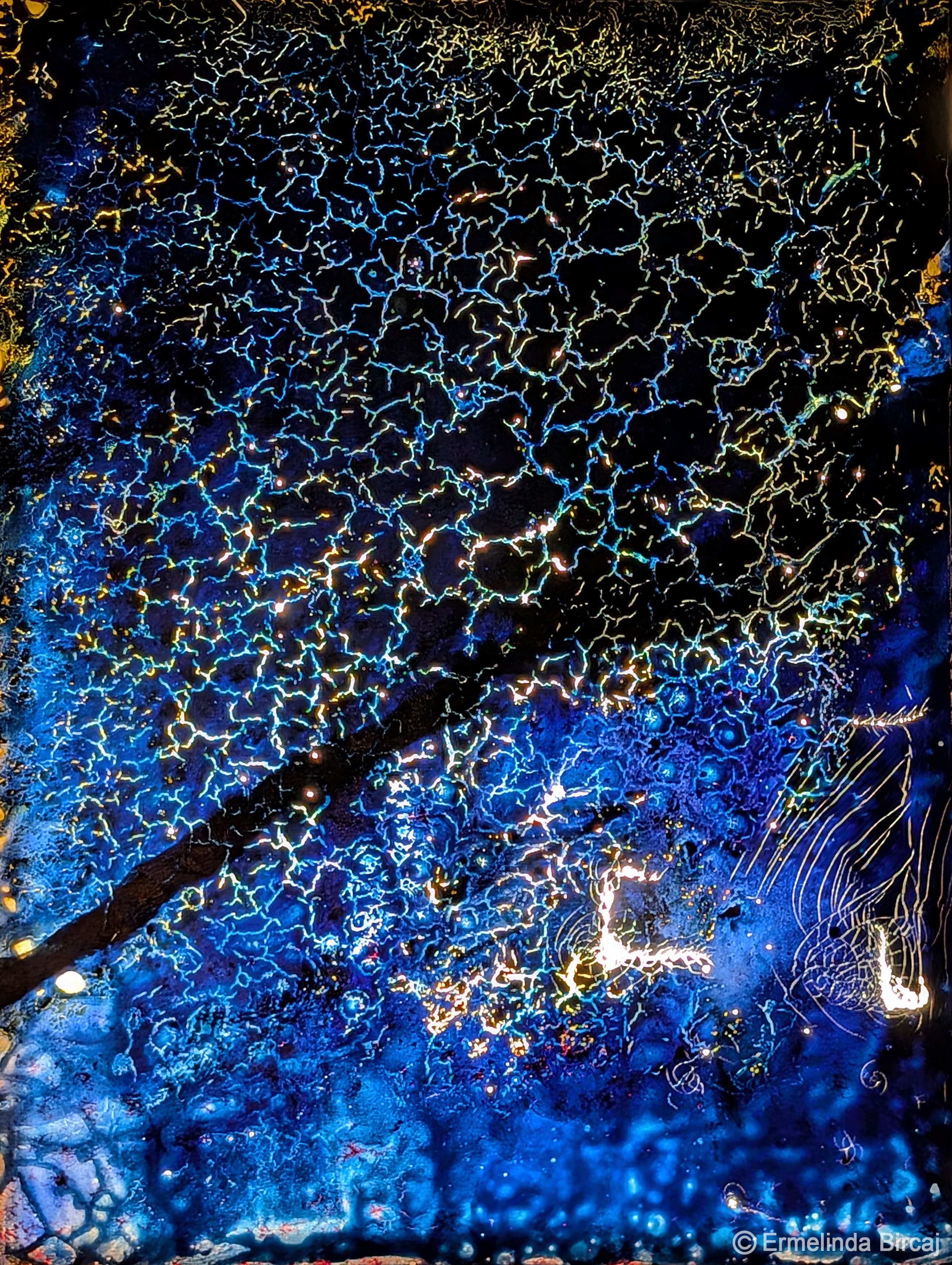 Quadro retroilluminato Consciousness 05 di Ermelinda Bircaj